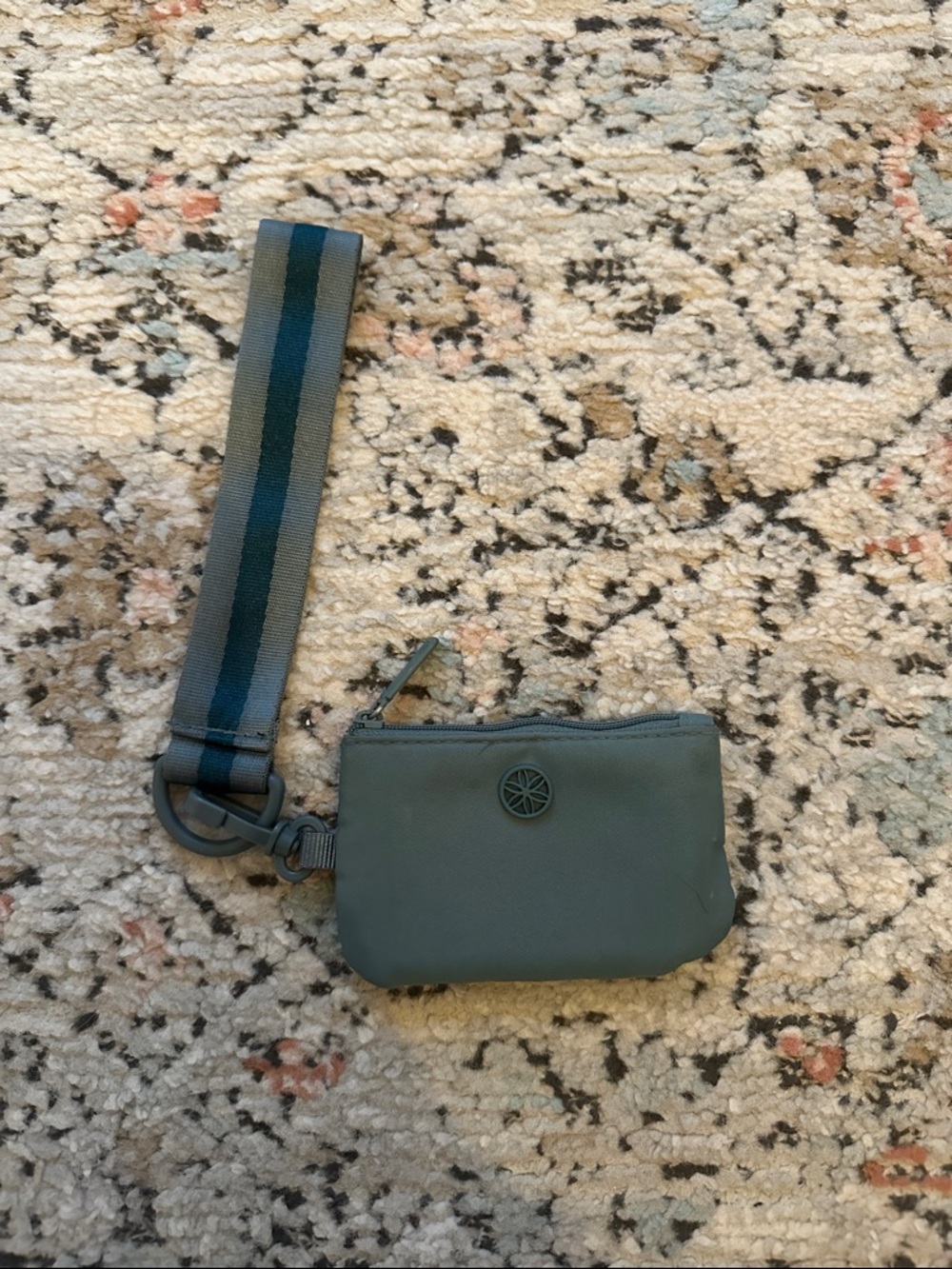 Gaiam Teal Wallet Wristlet